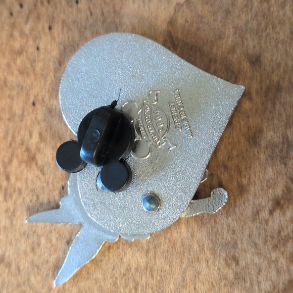 2004 Tinker Bell Denim Heart Pin - Picture 2 of 3